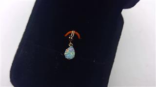 Opal 10K Yellow Gold 0.26g